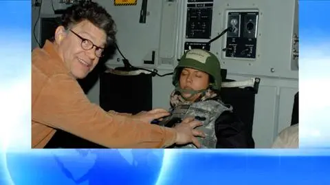 Al Franken przeprosił za macanie prezenterki