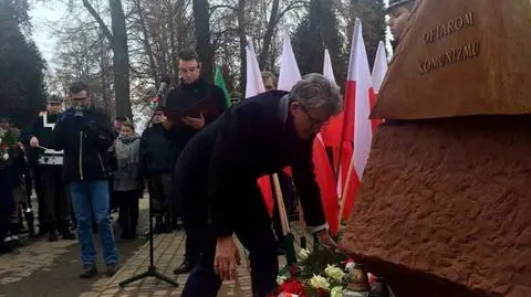 Krosno. Piotrowicz oddał hołd ofiarom komunizmu