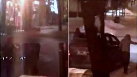 Kamery monitoringu nagrały samochód, którym mieli poruszać się sprawcy pobicia