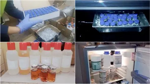 Olsztyn: Zlikwidowano nielegalną linię produkcyjną anabolików