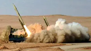 Na nagraniu widać pociski Emad