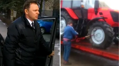 Przesłuchania w sprawie bezprawnego zajęcia ciągnika