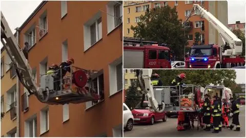 "To była jedyna bezpieczna droga ewakuacji poszkodowanego"