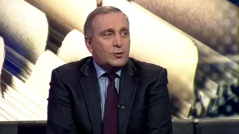 Grzegorz Schetyna w programie "Świat" w TVN24 BiŚ