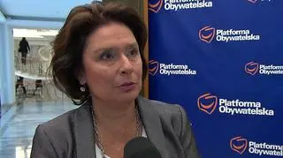 Małgorzata Kidawa-Błońska zapewnia, że PO zależy na wyjaśnieniu sprawy 