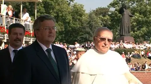 Bronisław Komorowski na dożynkach w Częstochowie