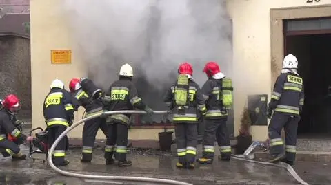 Dolny Śląsk: pożar w sklepie odzieżowym. Zapaliła się butla z gazem