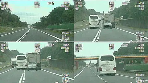 Autobusem na trzeciego. 
"Źle oceniłem odległość"