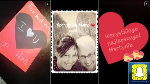 Dzień matki na Snapchacie TVN24