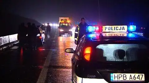 Karambol na autostradzie A4
