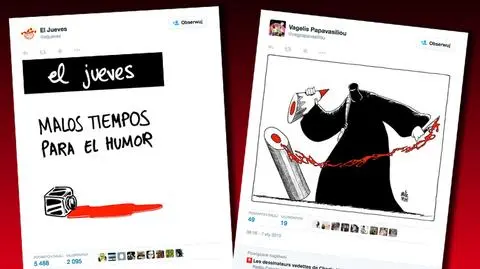 Reakcje rysowników po ataku na redakcję "Charlie Hebdo"