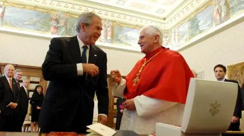 31 minut rozmawiał George Bush z Benedyktem XVI