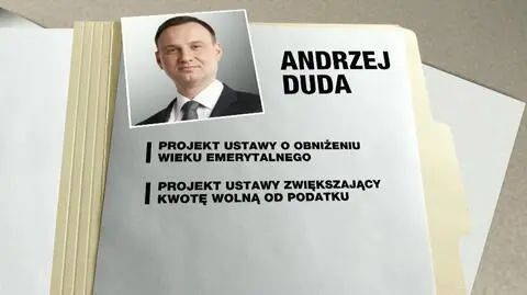 Do jesieni nowy prezydent chce złożyć dwa projekty ustaw 
