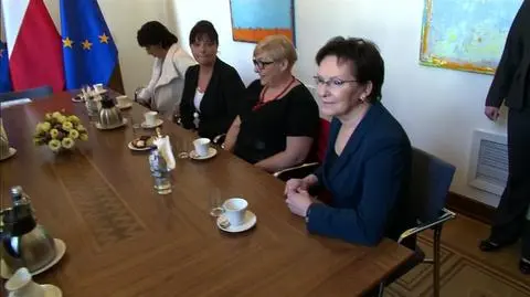 Premier Kopacz spotkała się z żonami górników