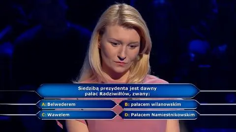 Siedzibą prezydenta jest dawny pałac Radziwiłłów, zwany… Pytanie z Milionerów za 40 tysięcy