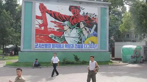 Korea Północna ostro reaguję na krytykę (nagranie archiwalne)