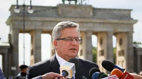 Prezydent w Berlinie. Komorowski o stosunkach polsko-niemieckich