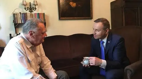 Prezydent Andrzej Duda odwiedził byłego premiera Jana Olszewskiego