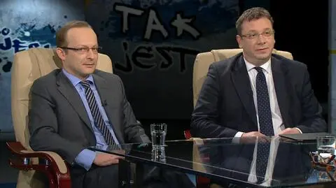 Paweł Olszewski i Michał Wójciek w programie "Tak jest"