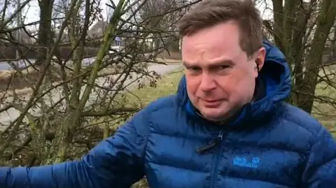 Reporter TVN24 przegrał z wichurą