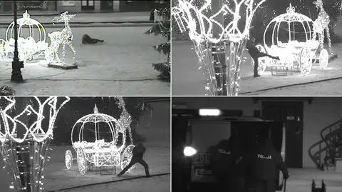 Bydgoszcz: Agresję wyładował na świątecznej karecie