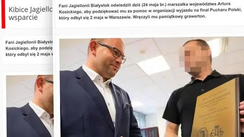 Na nagraniu szef gangu kiboli Tomasz P., pseudonim Dragon, który również brał udział w kontrmanifestacji w Białymstoku