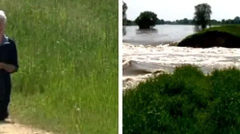 Modliła się nad wyrwą. 
"Rzuciło mnie na kolana"