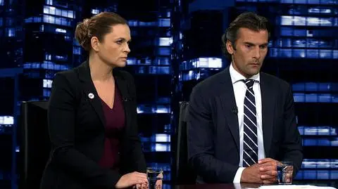 Barbara Nowacka i Maciej Komorowski w "Kropce nad i"