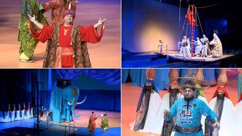 Ogromny statek na widowni teatru. "Aktorzy przewożą widzów w krainę wyobraźni"
