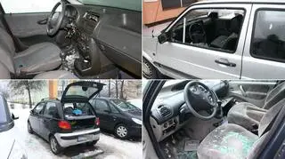 Wracając z imprezy bez powodu wybijał szyby i demolował samochody
