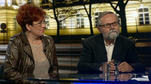 Aleksandra Jakubowska i prof. Ryszard Bugaj w "Faktach po Faktach"