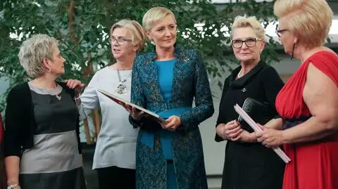 Agata Kornhauser-Duda na spotkaniu ogólnopolskiego środowiska Amazonek