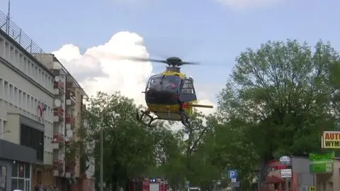 Śmigłowiec LPR wylądował w centrum Opola i się zepsuł