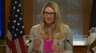 Jedna z rzeczniczek departamentu stanu USA - Marine Harf