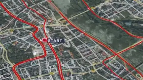 Maraton blokuje Warszawę