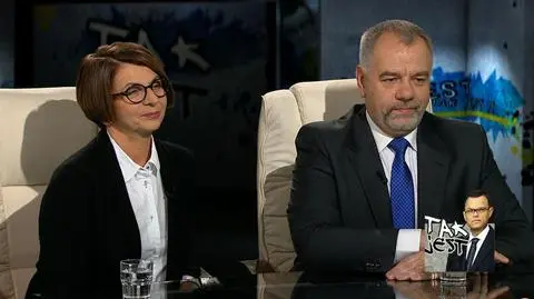 Julia Pitera i Jacek Sasin w Tak jest