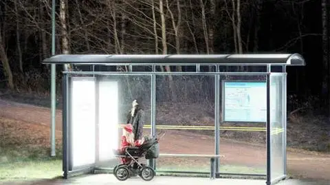 Przystanki poprawiające nastrój światłem