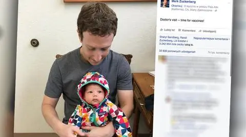 Zuckerberg zaszczepił córkę Max. W sieci burza
