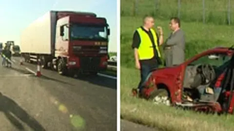 Tragiczny wypadek na A2