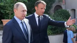 19 lipca Władimir Putin spotkał się z Emmanuelem Macronem w Fort Bregancon