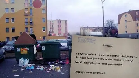 Gdańsk: Dzieci nie mogą wynosić śmieci
