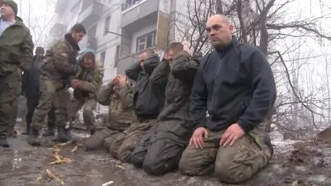 Oleh Kuzminych na filmie separatystów