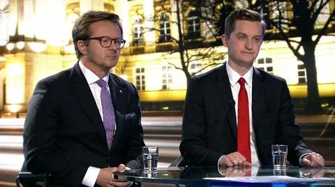 Michał Wawrykiewicz i Sebastian Kaleta w "Faktach po Faktach"