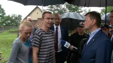 "Nie miałem ubezpieczonego domu". Minister Błaszczak obiecuje pomoc