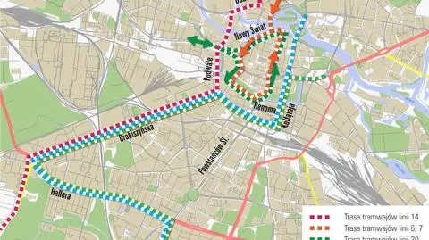 Zmienione trasy, odwołane tramwaje. 
Rusza remont torowiska na Piłsudskiego