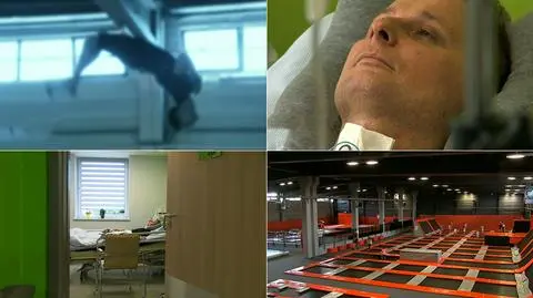 Wypadek w parku trampolin. Krystian Jablonski potrzebuje pomocy