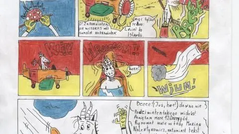 11-latek narysował najlepszy komiks o Koziołku Matołku