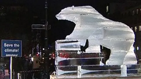 Lodowy niedźwiedź ekologiczny