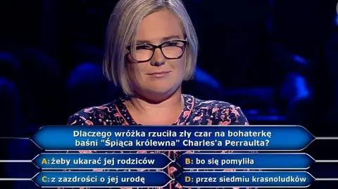 "Milionerzy". Dlaczego wróżka rzuciła zły czar na śpiącą królewnę z baśni Charles'a Perraulta?