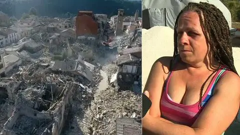 Ewa Szwaj ocalała z trzęsienia ziemi w Amatrice